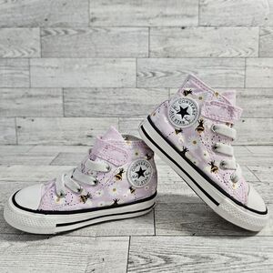 Converse Chuck Taylor All Star Easy-On Bees High Top Infant/Toddlers Size 6